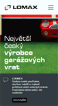 Mobile Screenshot of lomax.cz