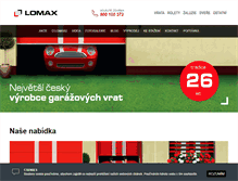 Tablet Screenshot of lomax.cz