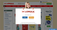 Desktop Screenshot of lomax.dk